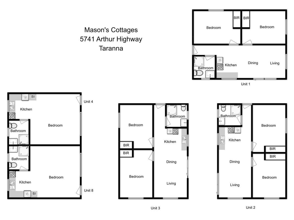 Masons Cottages Taranna Extérieur photo